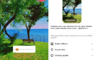 Instagram Reels Videosu efekt cikartma aciklama konum kisi ekleme 6246